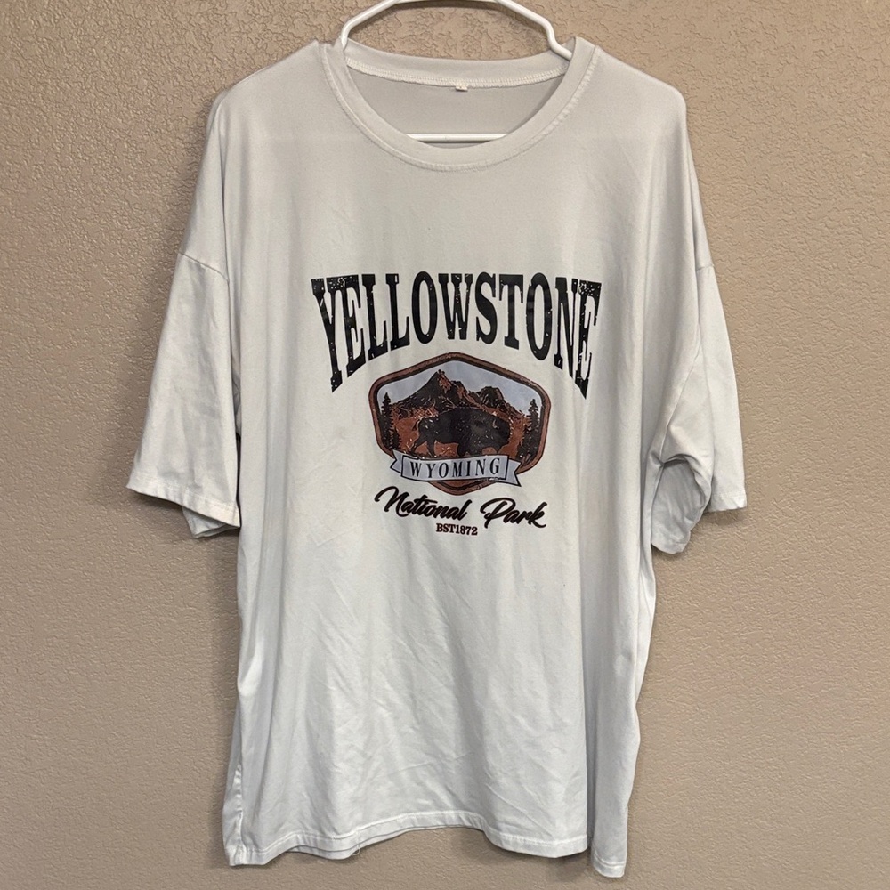 Yellowstone National Park White T-Shirt